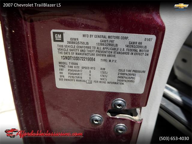2007 Chevrolet Trailblazer (CC-1353985) for sale in Gladstone, Oregon