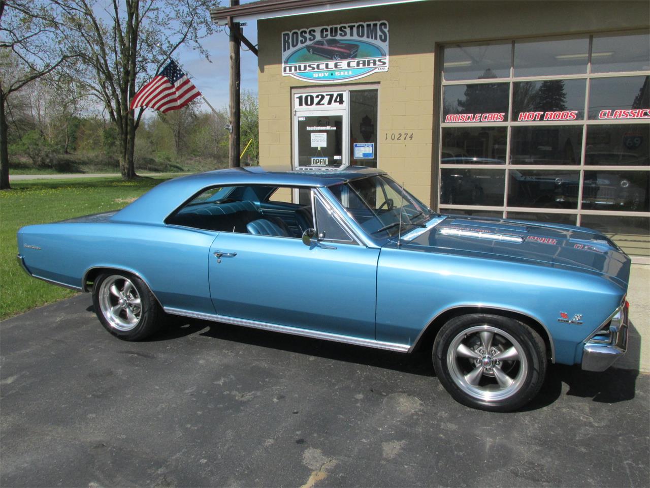 Marina Blue 1966 Chevrolet Chevelle SS for sale located in Goodrich, Michig...
