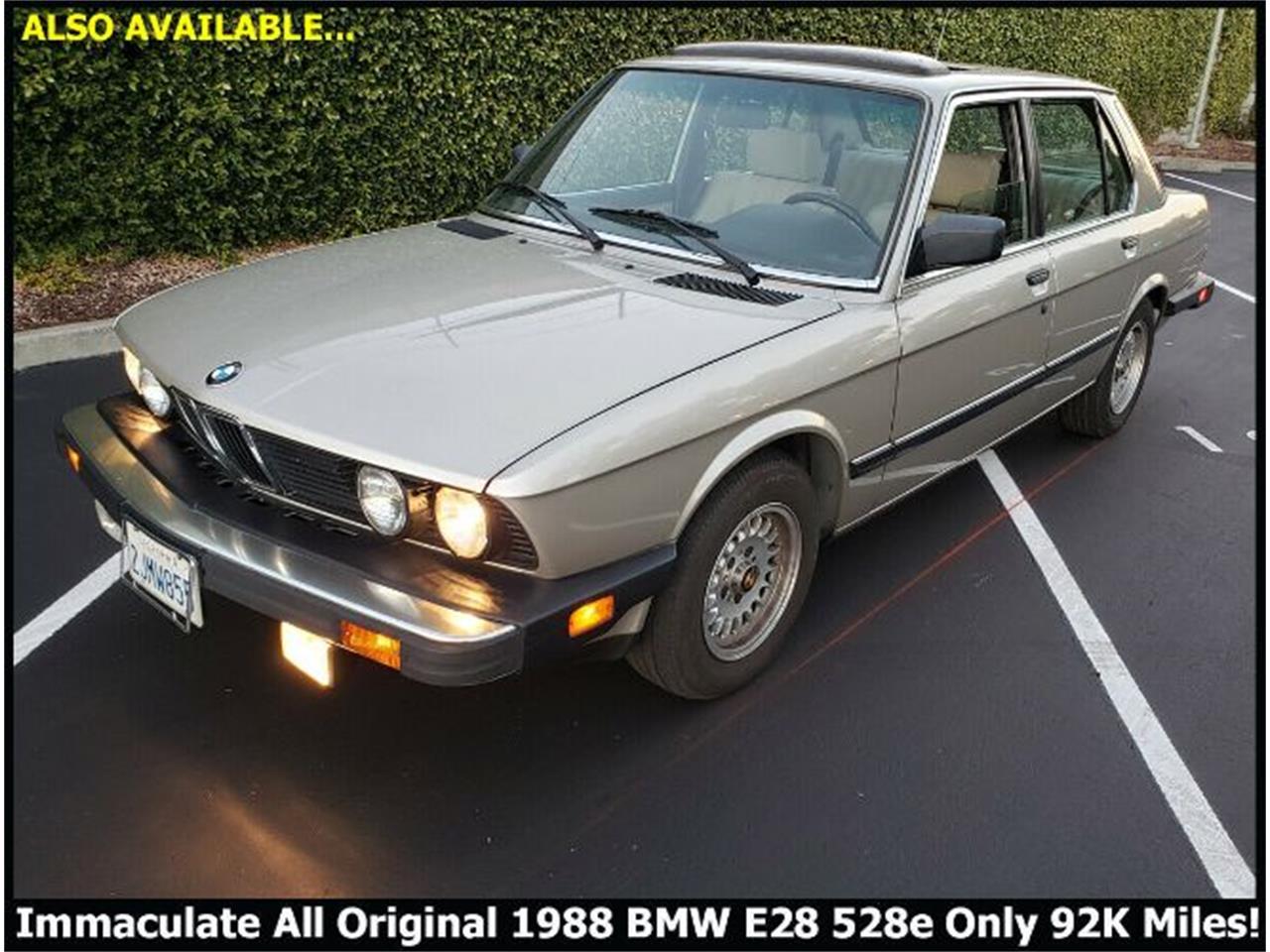 1988 BMW E28 for Sale | ClassicCars.com | CC-1386402