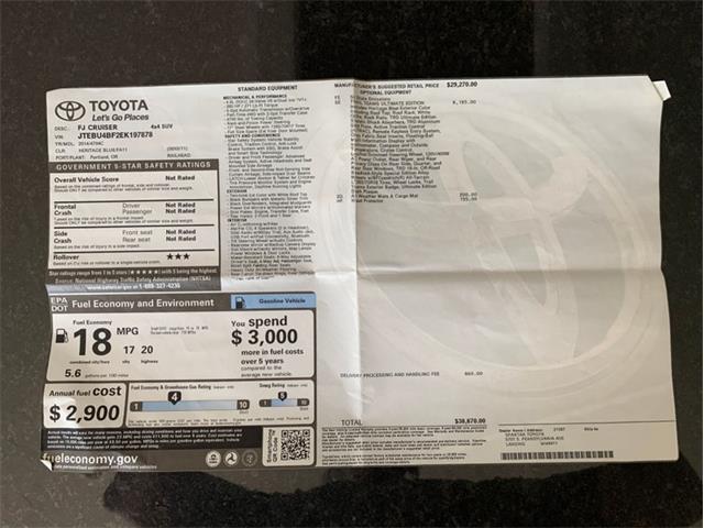 2014 Toyota FJ Cruiser (CC-1380861) for sale in Holland , Michigan