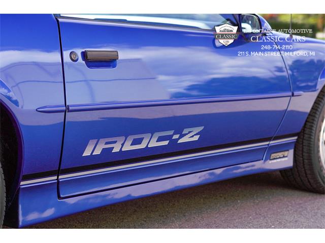 1989 Chevrolet Camaro IROC-Z (CC-1410015) for sale in Milford, Michigan