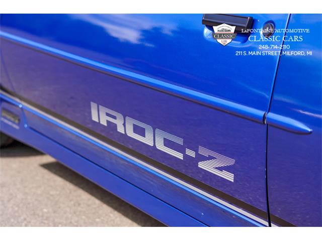 1989 Chevrolet Camaro IROC-Z (CC-1410015) for sale in Milford, Michigan