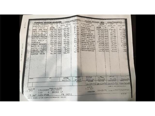 1970 Pontiac Firebird (CC-1425305) for sale in Conroe, Texas