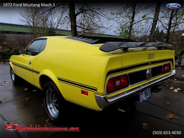 1972 Ford Mustang Mach 1 (CC-1429724) for sale in Gladstone, Oregon
