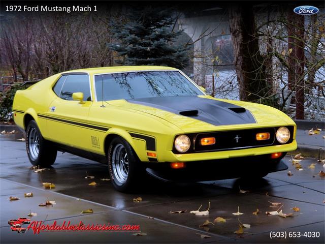 1972 Ford Mustang Mach 1 (CC-1429724) for sale in Gladstone, Oregon
