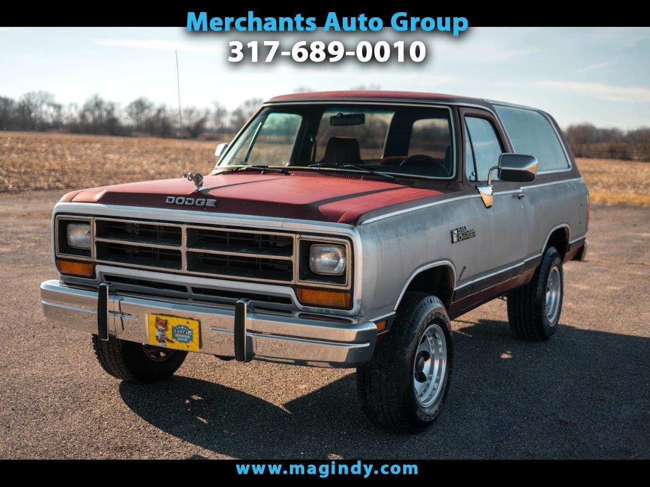 1989 Dodge Ramcharger for Sale  | CC-1431211