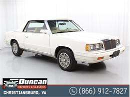 1986 Chrysler LeBaron (CC-1432784) for sale in Christiansburg, Virginia