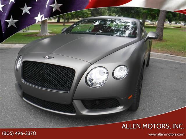 2013 Bentley Continental (CC-1435714) for sale in Thousand Oaks, California