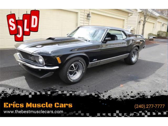 1970 Ford Mustang Mach 1 (CC-1459300) for sale in Clarksburg, Maryland