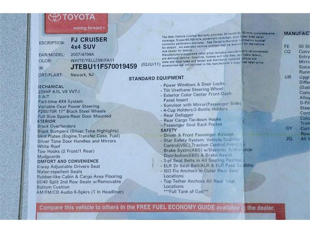 2007 Toyota FJ Cruiser (CC-1473477) for sale in Kentwood, Michigan