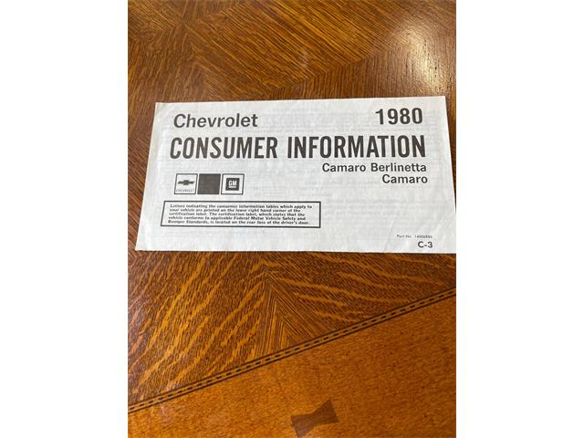 1980 Chevrolet Camaro Z28 (CC-1470751) for sale in Rochester, Minnesota