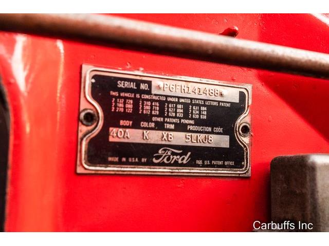 1956 ford engine serial number location