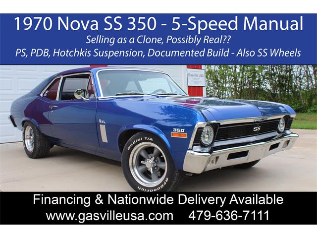 1970 Chevrolet Nova (CC-1480043) for sale in Rogers, Arkansas