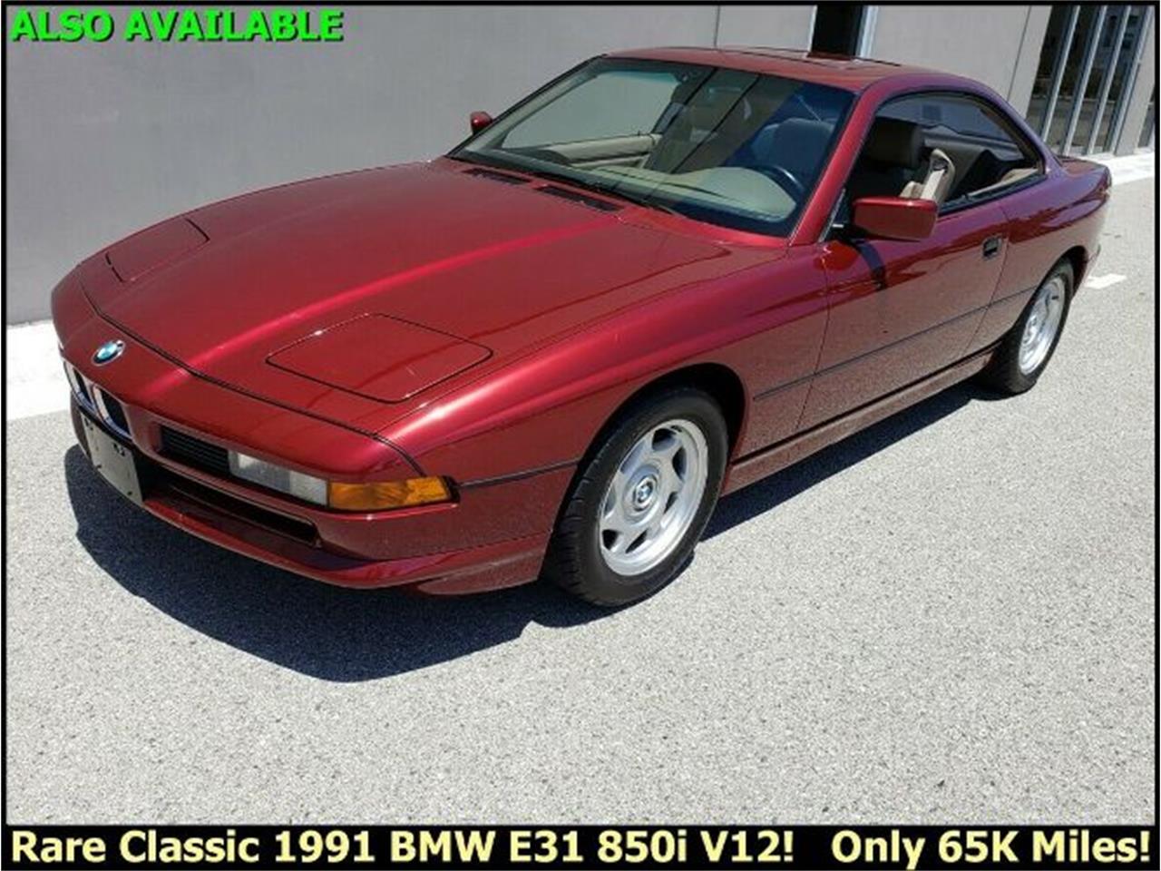 1991 BMW 850 for Sale | ClassicCars.com | CC-1480738