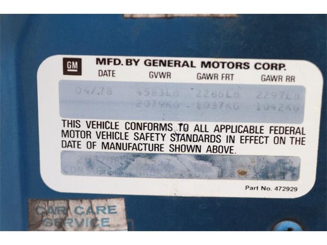 1978 Pontiac Firebird (CC-1488800) for sale in Clarence, Iowa
