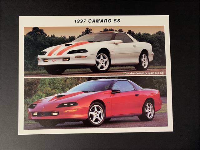 1997 Chevrolet Camaro 30th Anniversary SS Original Car Sales Brochure Card 