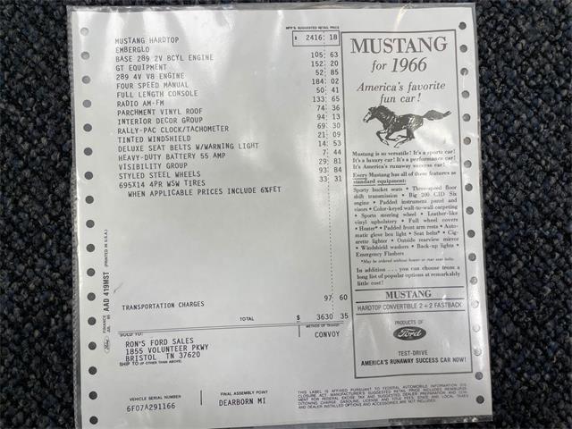 1966 Ford Mustang (CC-1491537) for sale in Farmingdale, New York