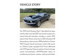 1970 Ford Mustang (CC-1521853) for sale in Amherst, Ohio