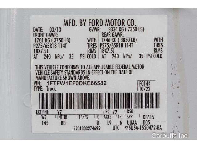 2013 Ford F150 (CC-1524904) for sale in Concord, California