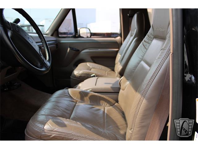 1992-1996 Ford Bronco XLT w/ Leather Driver Side Bottom Leather Seat Cover Blue
