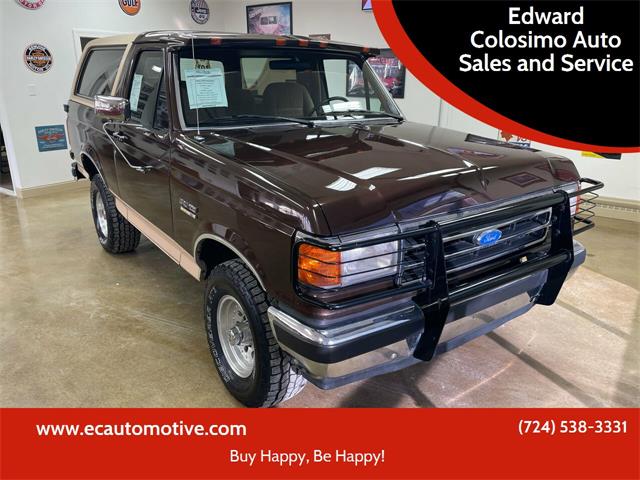 1991 Ford Bronco (CC-1533101) for sale in Evans City, Pennsylvania