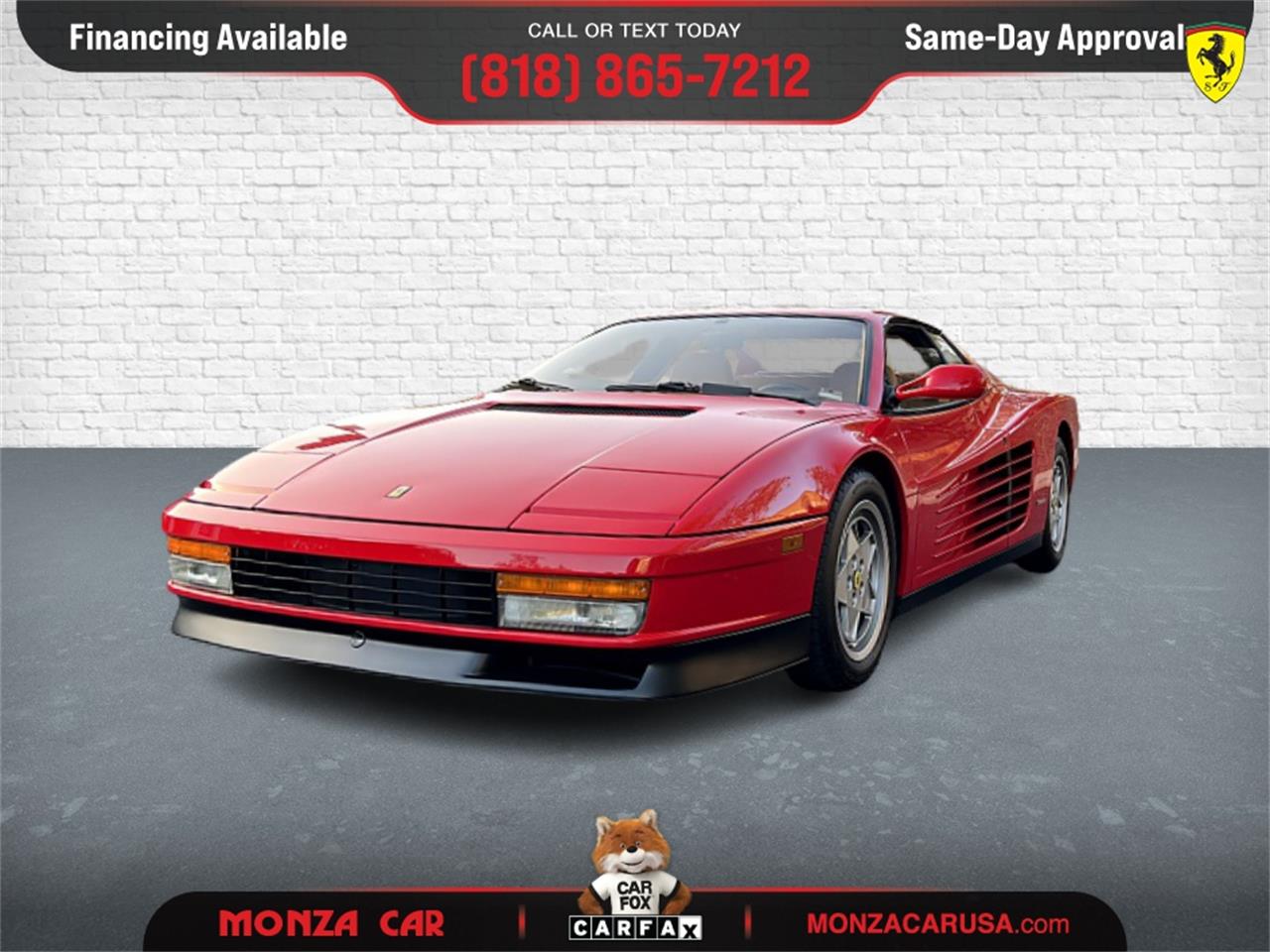 Testarossa For Sale California