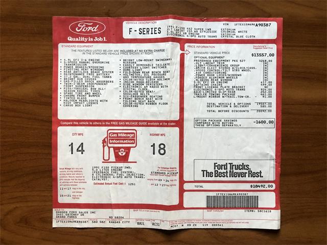 1991 Ford F150 (CC-1544340) for sale in Maple Lake, Minnesota