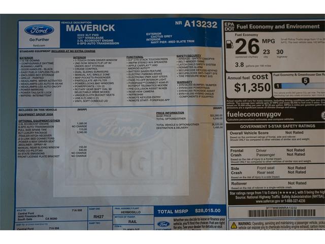 2021 Ford Maverick For Sale 