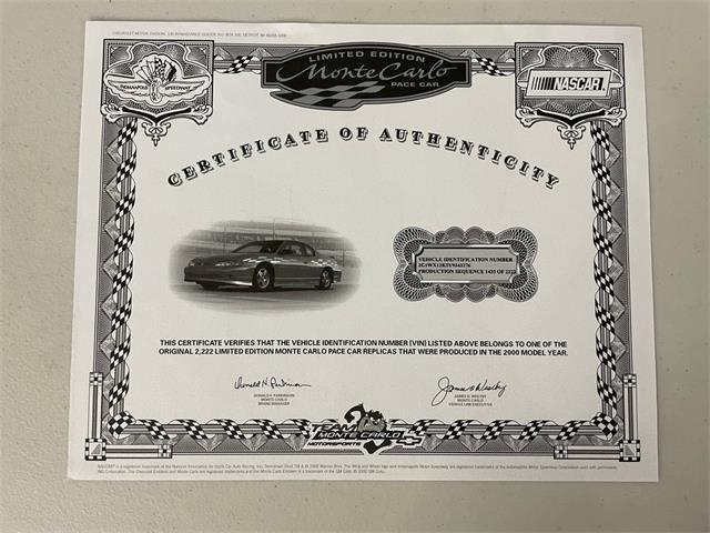 2000 Chevrolet Monte Carlo SS (CC-1561743) for sale in North Royalton, Ohio