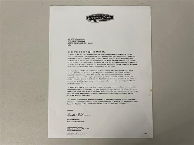 2000 Chevrolet Monte Carlo SS (CC-1561743) for sale in North Royalton, Ohio