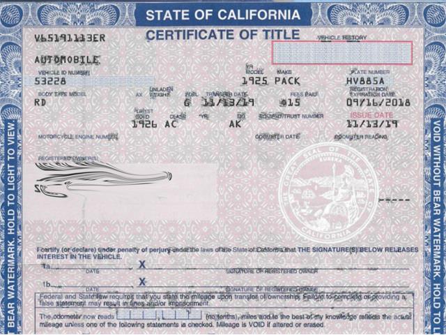 1925 Packard Antique (CC-1579059) for sale in Sonoma, California