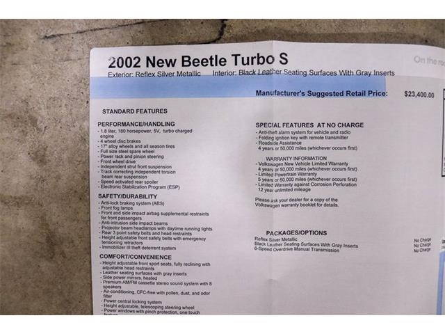2002 Volkswagen Beetle (CC-1580109) for sale in Kentwood, Michigan