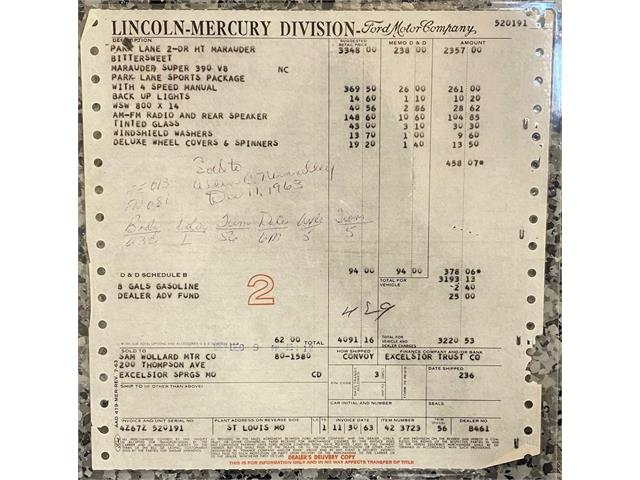 1964 Mercury Marauder (CC-1585834) for sale in Minneapolis, Minnesota