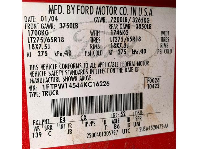 2004 Ford F150 (CC-1587191) for sale in Denison, Texas