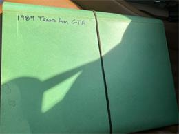 1989 Pontiac Firebird Trans Am (CC-1589892) for sale in Addison, Illinois