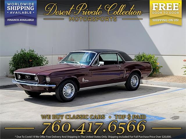 1968 Ford Mustang (CC-1592420) for sale in Palm Desert , California