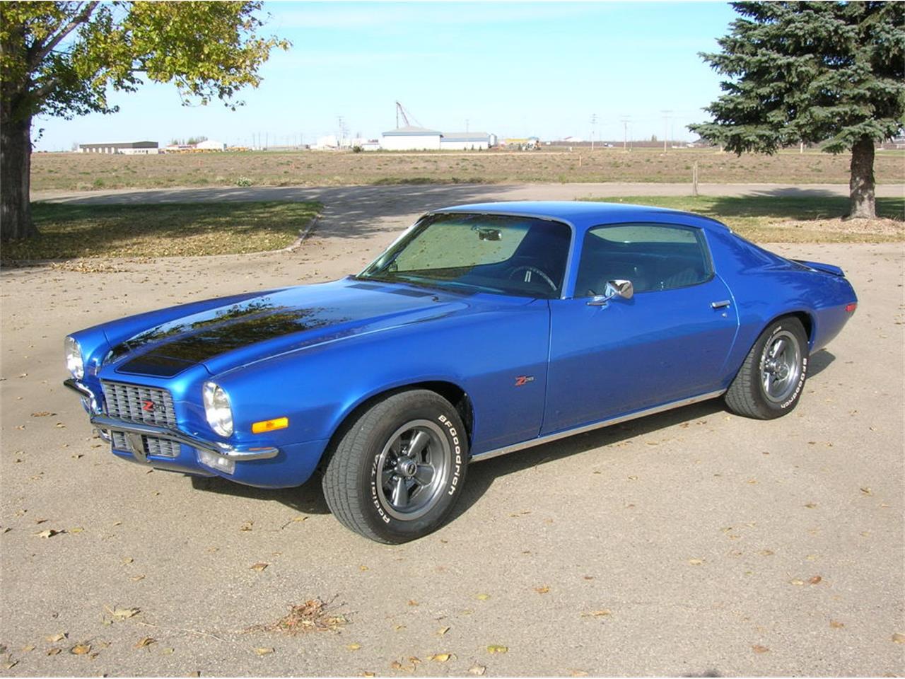 1970 camaro ss blue