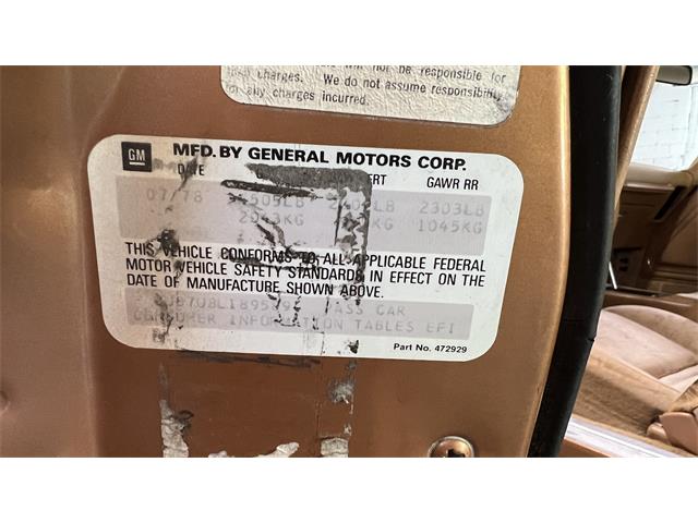 1978 Pontiac Firebird Formula (CC-1600219) for sale in Milford, Ohio