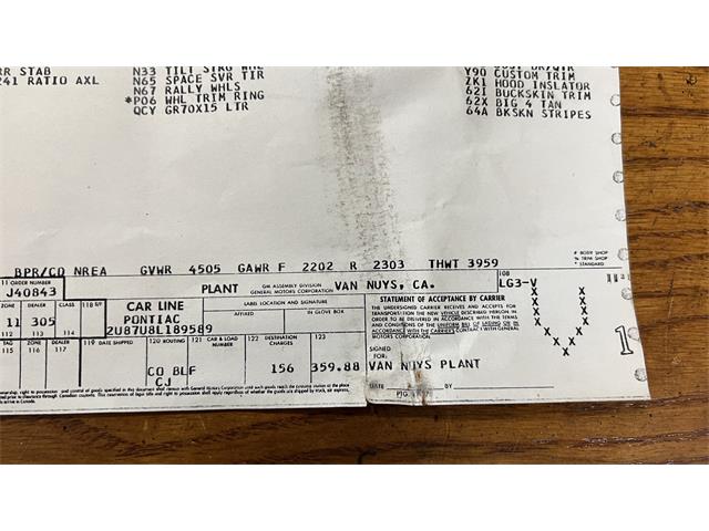 1978 Pontiac Firebird Formula (CC-1600219) for sale in Milford, Ohio