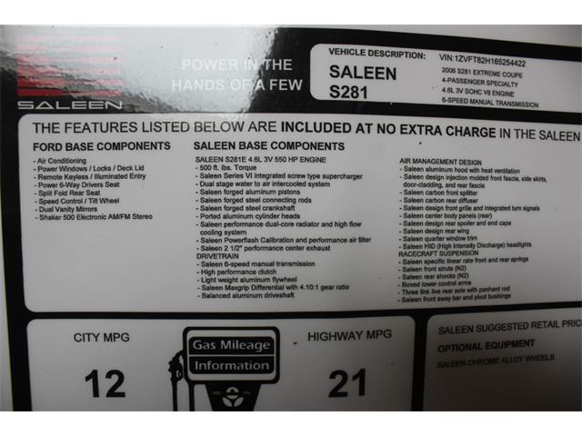 2006 Ford Mustang (Saleen) (CC-1603893) for sale in SAN DIEGO, California