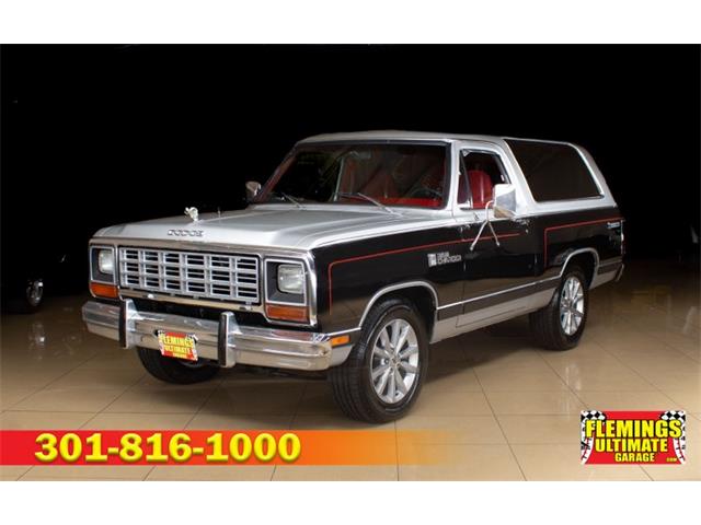 1984 Dodge Ramcharger (CC-1613213) for sale in Rockville, Maryland