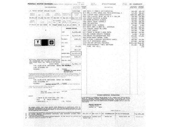 1977 Pontiac Can Am (CC-1617813) for sale in Greensboro, North Carolina