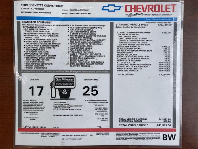 1989 Chevrolet Corvette (CC-1619331) for sale in Ham Lake, Minnesota