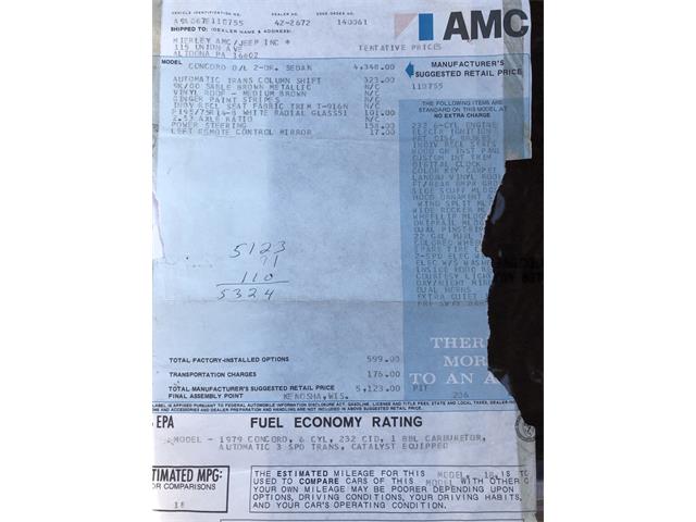 1979 AMC Concord (CC-1621236) for sale in Latrobe, Pennsylvania