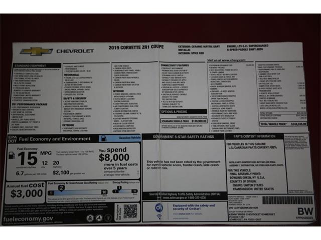 2019 Chevrolet Corvette (CC-1632675) for sale in Chatsworth, California