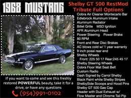 1968 Ford Mustang GT500 (CC-1633272) for sale in Pembroke Pines , Florida