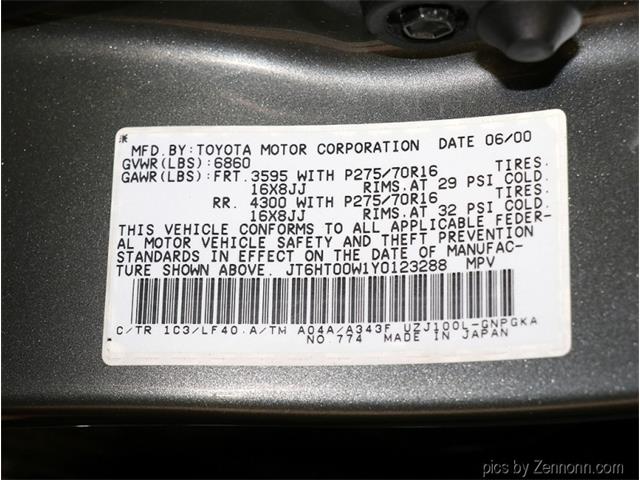 2000 Lexus LX470 (CC-1635043) for sale in Addison, Illinois