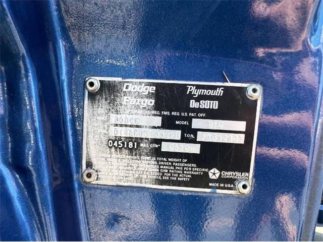 1978 Dodge D100 (CC-1638256) for sale in Cadillac, Michigan