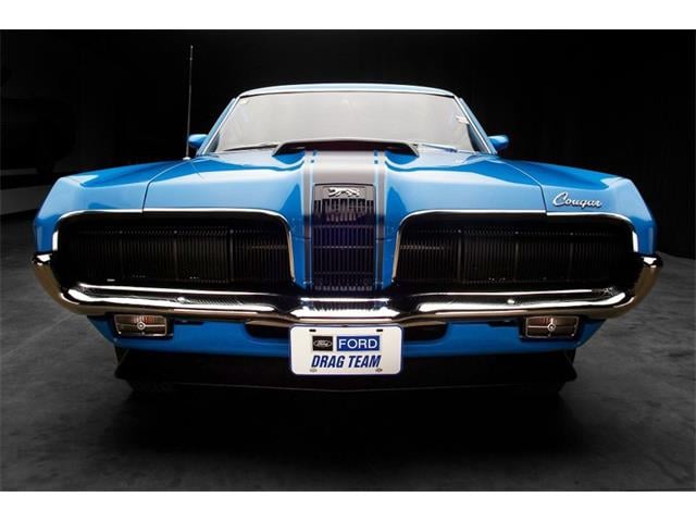 Oil Dipstick Tube - 390 / 427 / 428CJ - BLUE - Repro ~ 1967 - 1970 Mercury  Cougar / 1967 - 1970 Ford Mustang ( 1967 Mercury Cougar, 1968 Mercury  Cougar