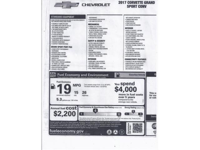 2017 Chevrolet Corvette Grand Sport (CC-1653171) for sale in Roswell, Georgia